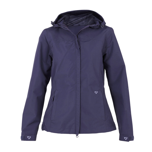 Shires Aubrion Ladies Cloudburst Raincoat #colour_navy-blue