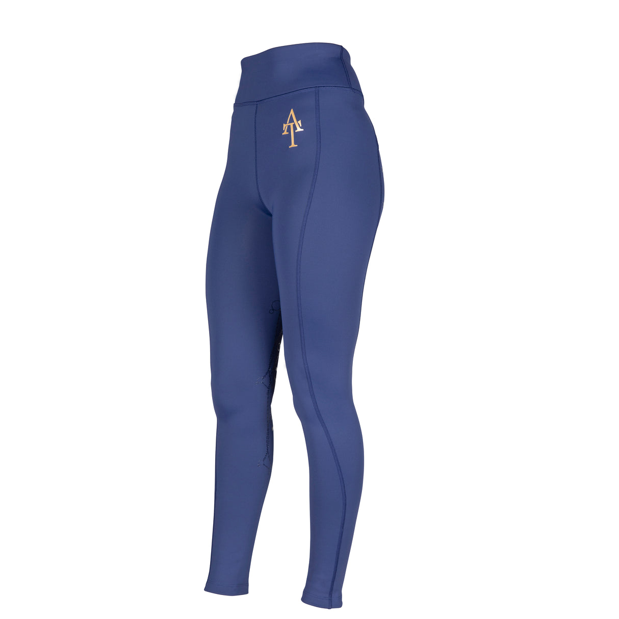 Shires Aubrion Team Winter Riding Tights #colour_navy