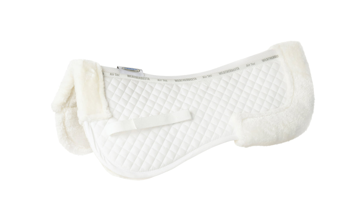 Weatherbeeta Prime Comfy Fleece Half Pad #colour_white