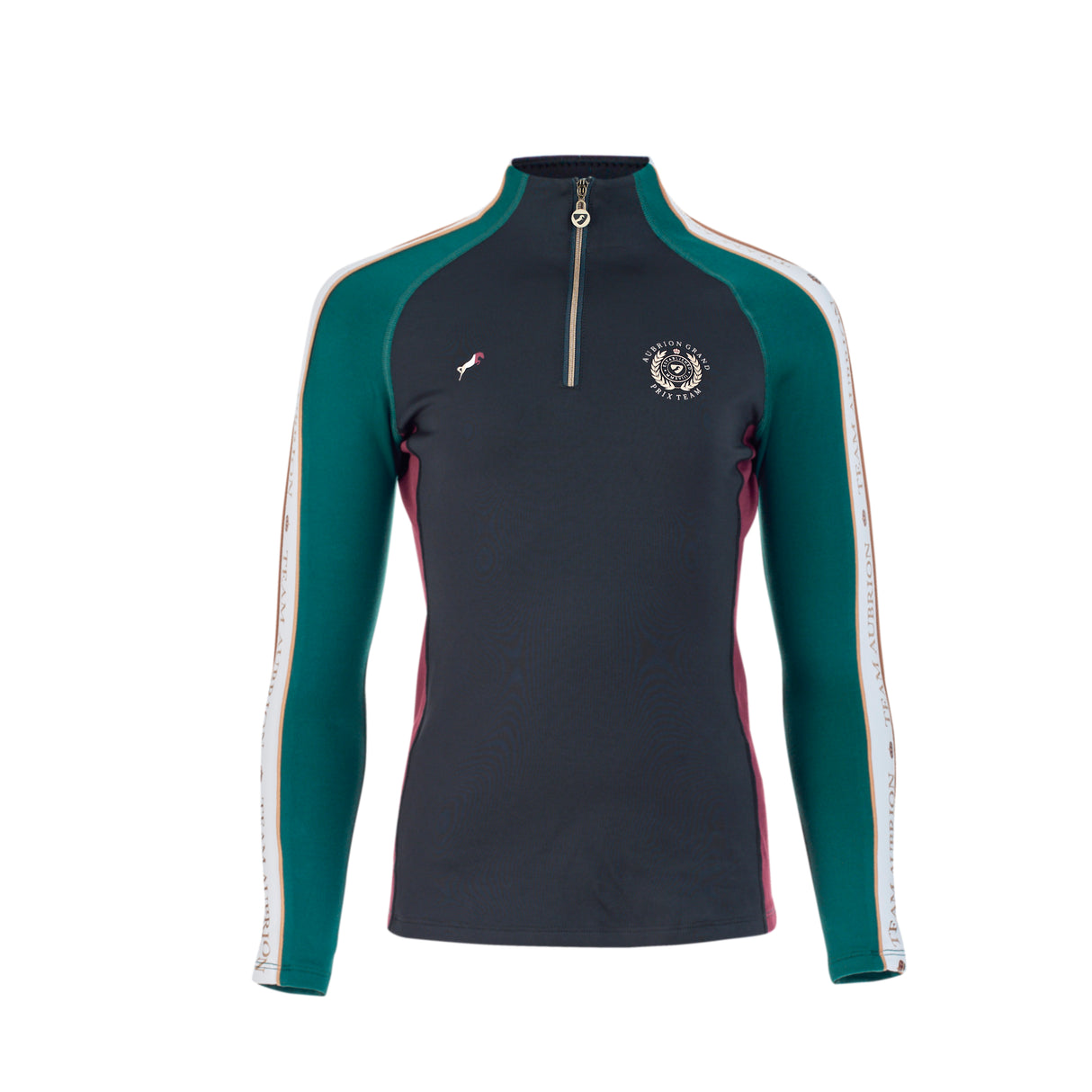 Shires Aubrion Children's Team Winter Base Layer #colour_green