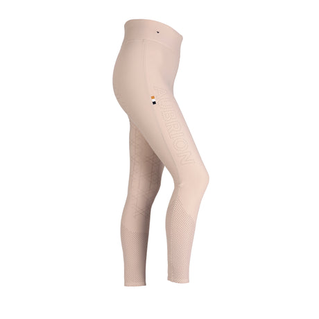 Shires Aubrion Optima Air Ladies Riding Tights #colour_beige