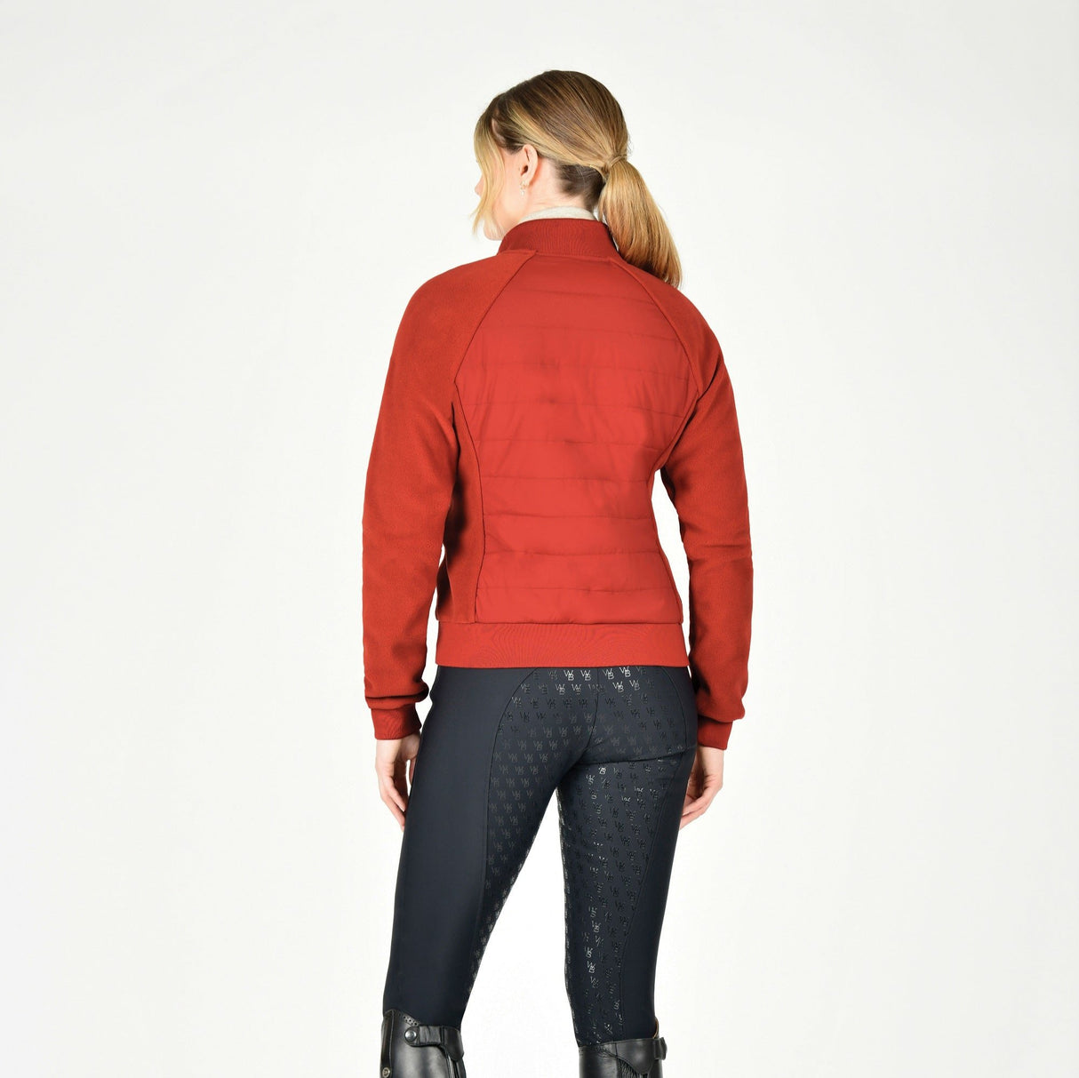 Weatherbeeta Ladies Halifax Hybrid Jacket #colour_red-ochre