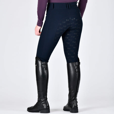 Dublin Ladies Thermal Riding Breeches #colour_sky-captain