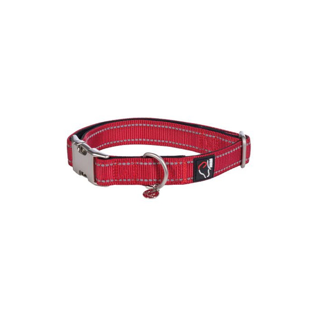 HKM Nylon Dog Collar -Anam Cara #colour_red