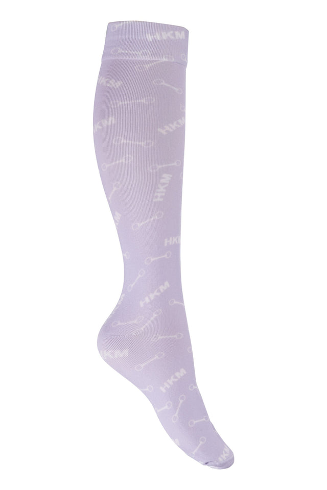 HKM Riding Socks -Mellow- #colour_lilac