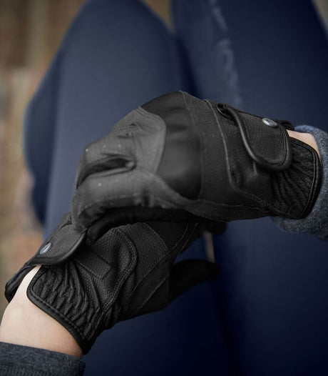 E.L.T Magnetize Riding Glove #colour_black