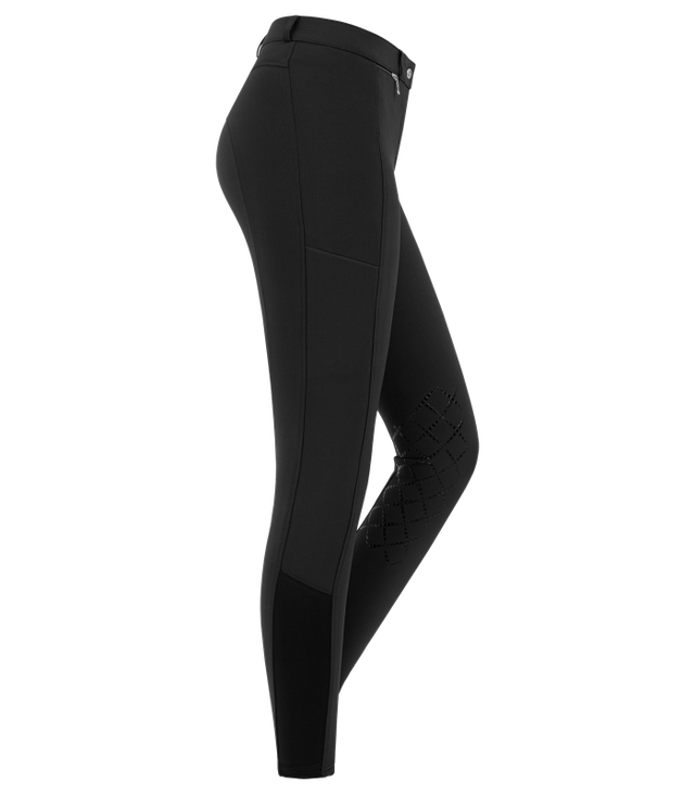 E.L.T Micro Child Knee Silicone Riding Breeches #colour_black