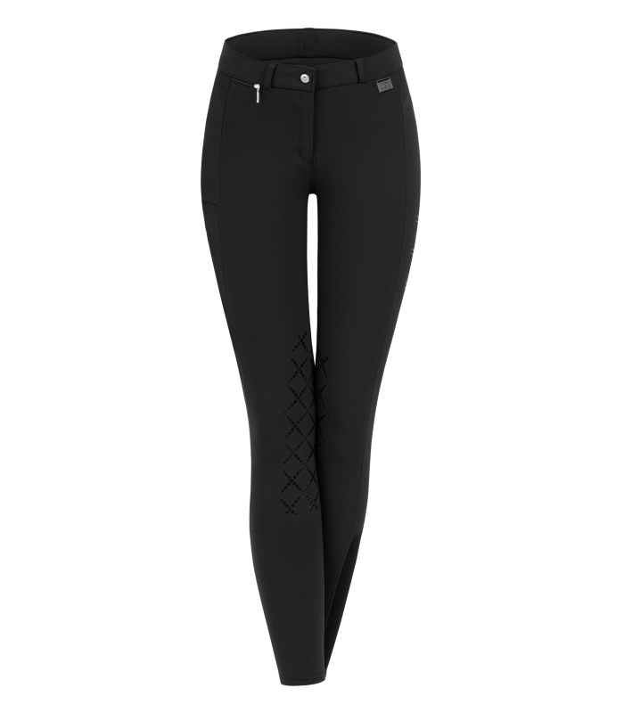 E.L.T Micro Child Knee Silicone Riding Breeches #colour_black