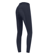 E.L.T Micro Ladies Sport Silicone High Waist Riding Breeches #colour_night-blue