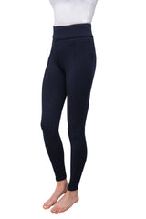 Hy Equestrian Ladies Melton Riding Tights #colour_ navy