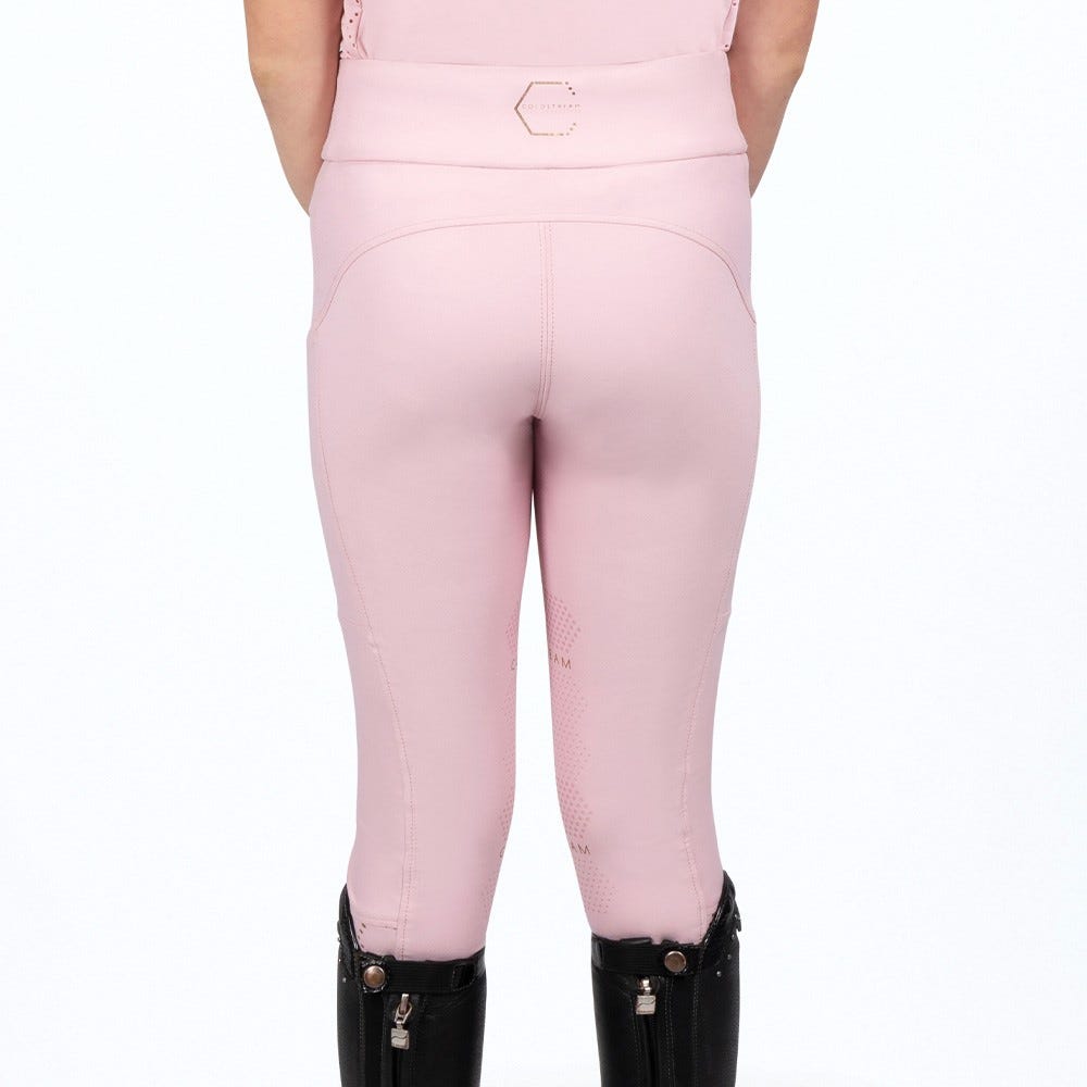 Coldstream Next Generation Chldren's Cranshaws Riding Tights #colour_blush-pink