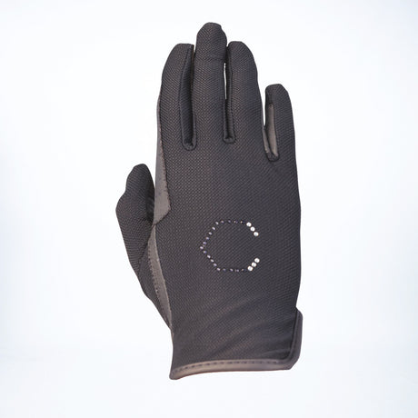 Coldstream Lintlaw CoolMesh Summer Riding Gloves #colour_black