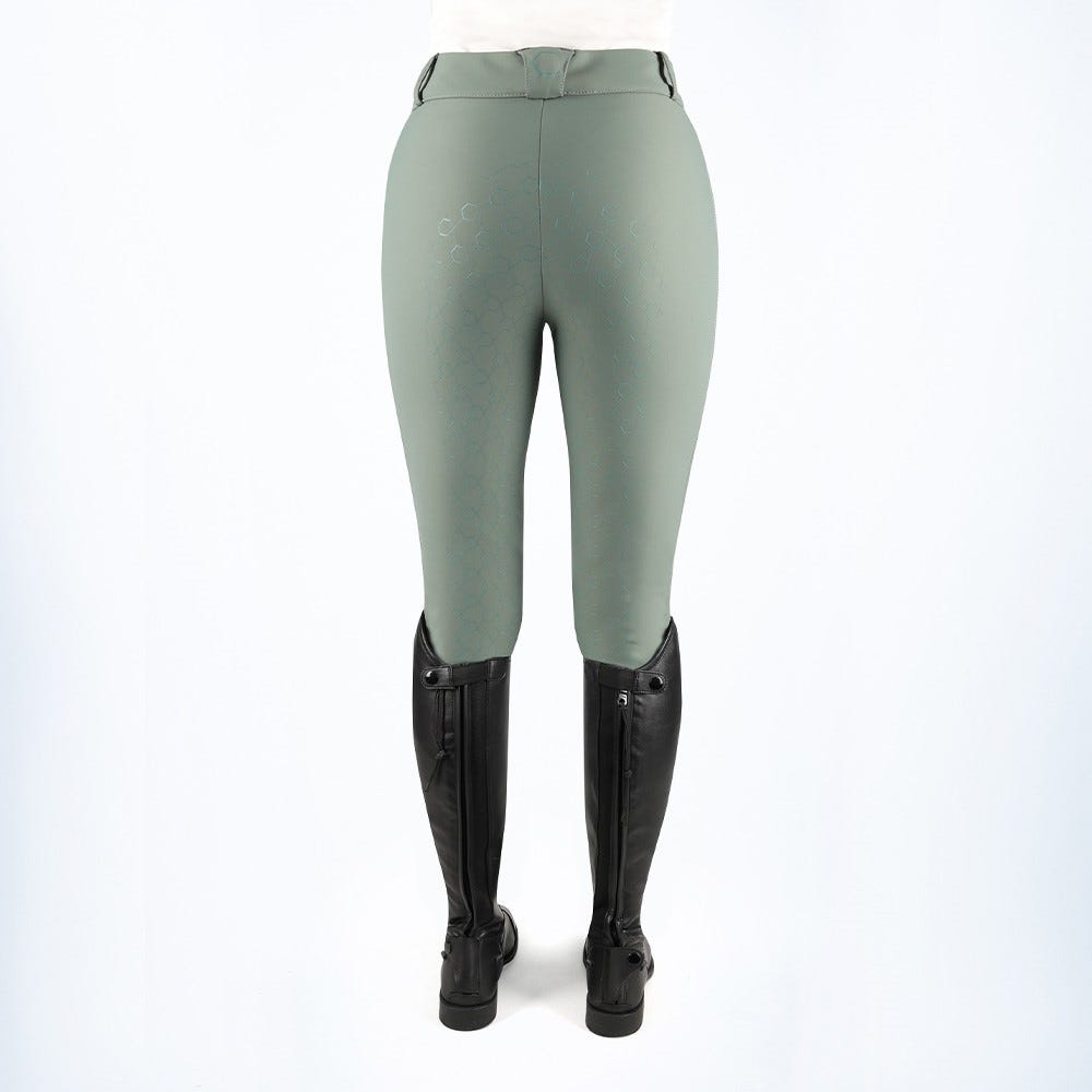 Coldstream Balmore Ladies Thermal Riding Tights #colour_sage