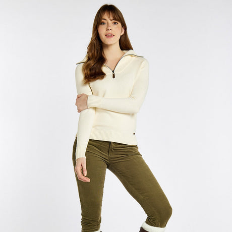 Dubarry Womens Rosmead Sweater #colour_chalk