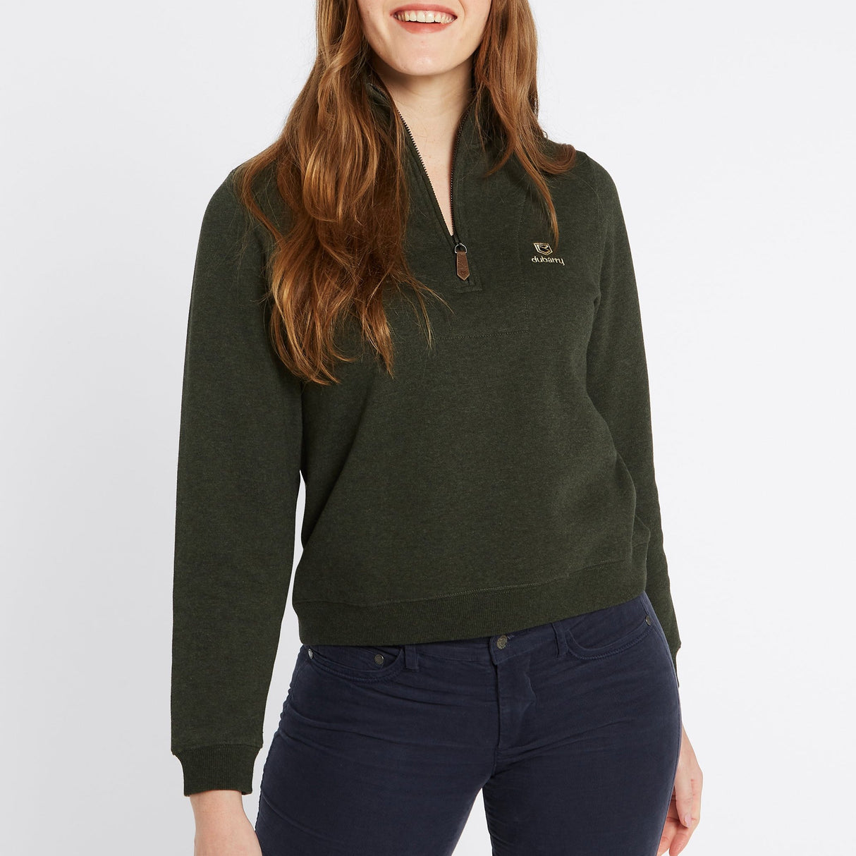 Dubarry Womens Castlemartyr Sweatshirt #colour_olive