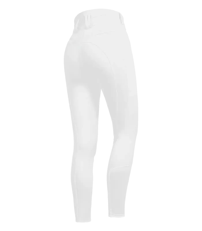 E.L.T Ladies Maja Glam Curved High Waist Breeches #colour_white