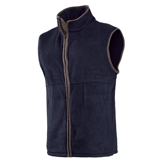 Baleno Harvey Mens Fleece Bodywarmer #colour_navy-blue