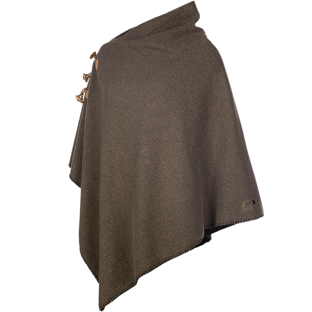 Baleno Elite Fleece Poncho #colour_moss-green