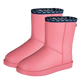 E.L.T Lucky Heart Children's Bootie #colour_pink-red