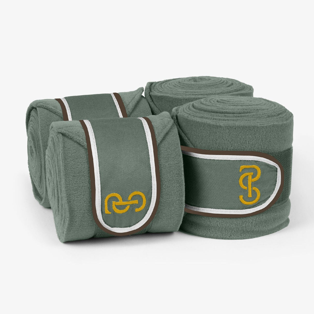 PS van Zweden Tortoise Green Elite Edge Polo Bandages