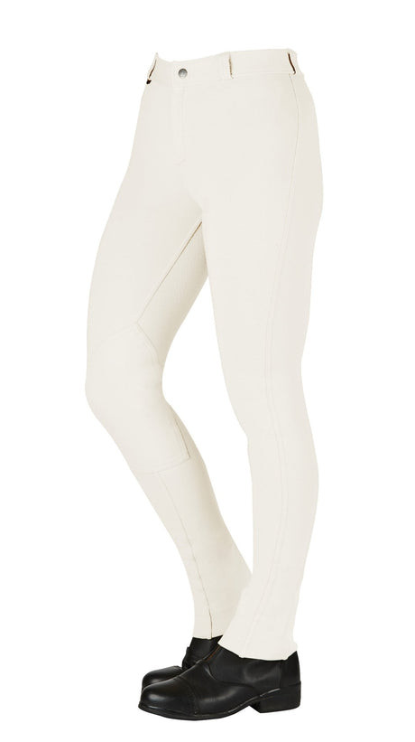 Mackey Equisential Children's Cotton Jodhpurs #colour_white