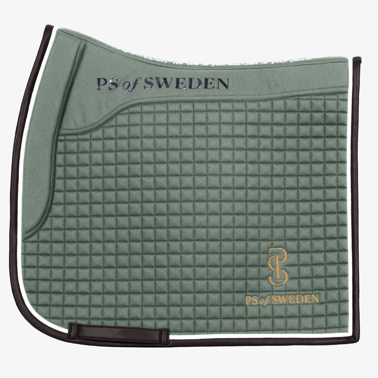 PS van Zweden Tortoise Green Elite Edge Dressage Saddle Pad