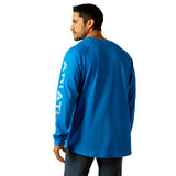 Ariat Men's Rebar Cotton Strong Graphic Long Sleeves T-Shirt #colour_blue