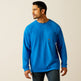 Ariat Men's Rebar Cotton Strong Graphic Long Sleeves T-Shirt #colour_blue