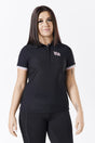 Firefoot Ladies Bempton Polo Shirt #colour_black-pink