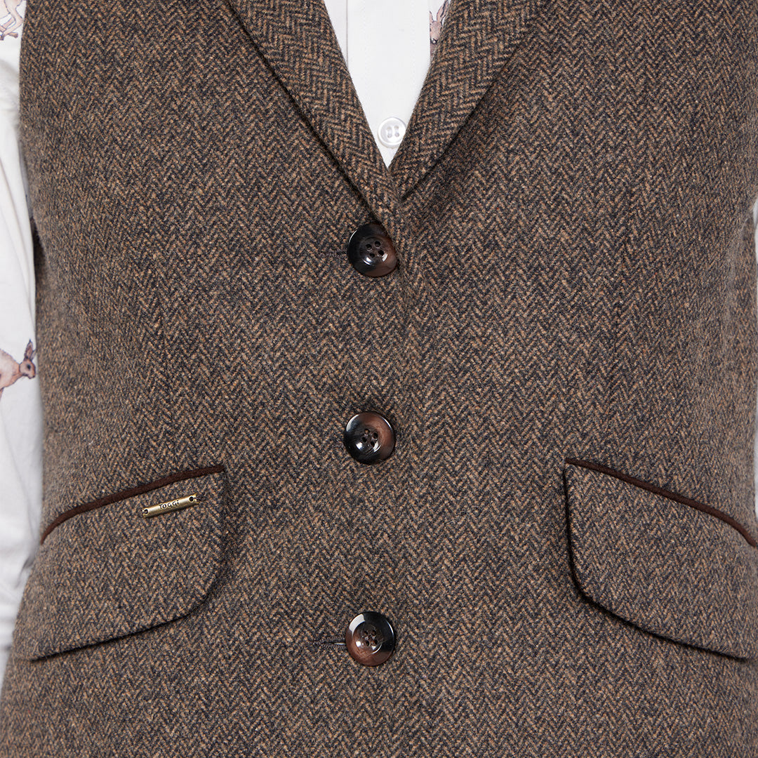 Toggi Harrow Tweed Gilet