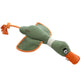 House of Paws Canvas Duck Thrower Toy #colour_khaki