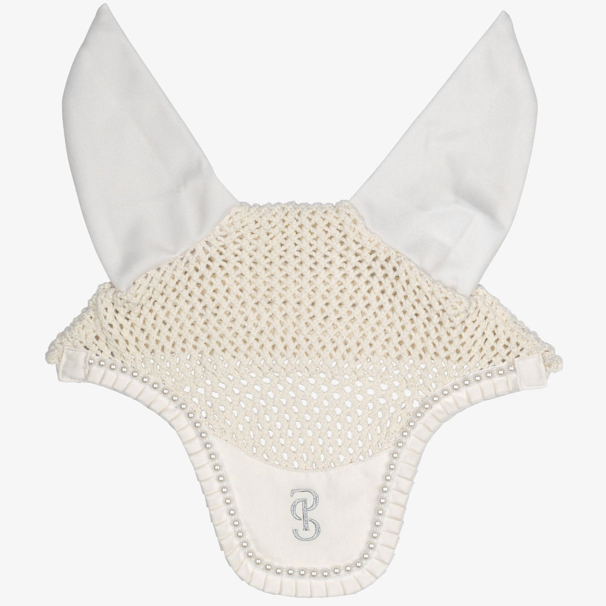 PS of Sweden Off White Ruffle Pearl Fly Hat