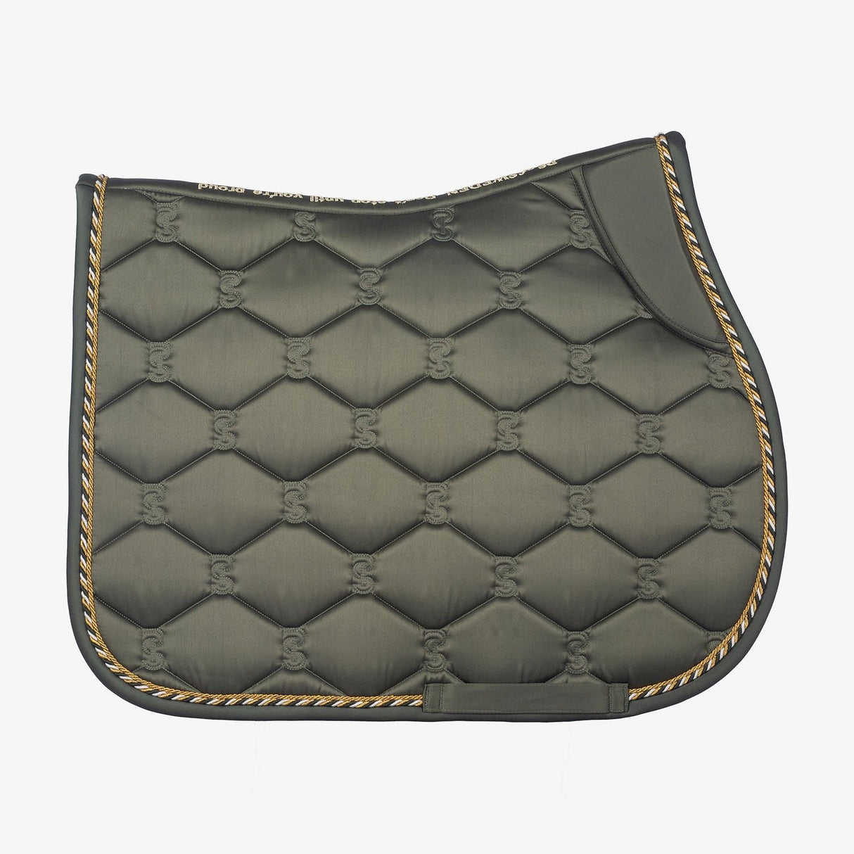 PS of Sweden Jump Signature Saddle Pad #colour_vintage-green