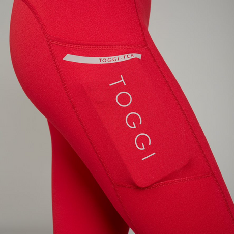 Toggi Winter Sculptor Star Riding Tights #colour_crimson