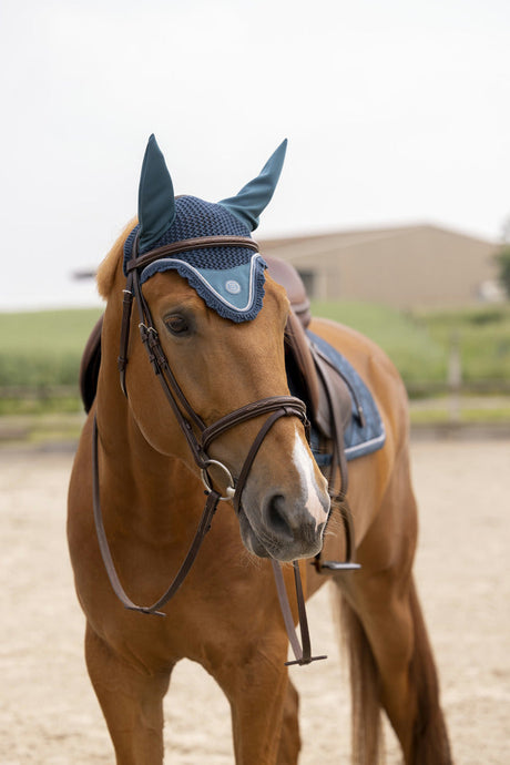 Equitheme Oslo Fly Hood #colour_blue