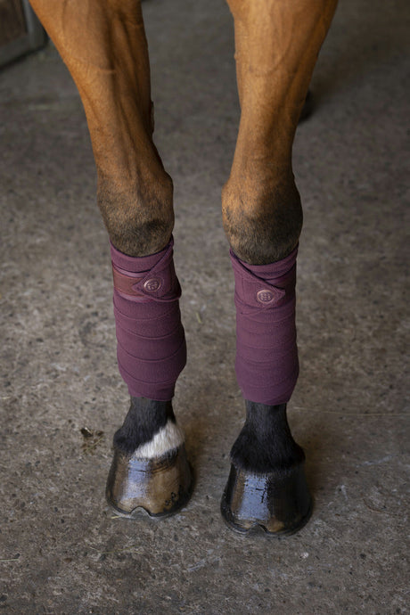 Equitheme Oslo Polo Bandages #colour_burgundy