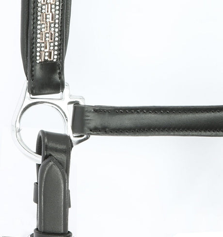 Norton Pro Princesse Leather Halter #colour_black