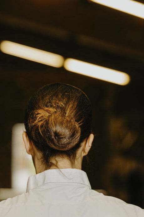 Equitheme Mesh Hair Net Barrette #colour_black