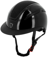 Equitheme Agris Helmet #colour_glossy-celestial black
