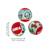 Kong Holiday Squeakair Balls Pack van 6