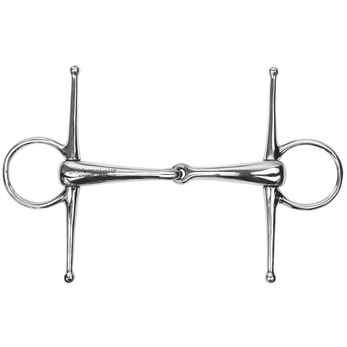 Stubben 2272 Single Jointed Stainless Steel Full Cheek Snaffle