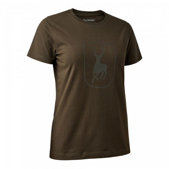 Deerhunter Logo Ladies T-shirt #colour_fallen-leaf