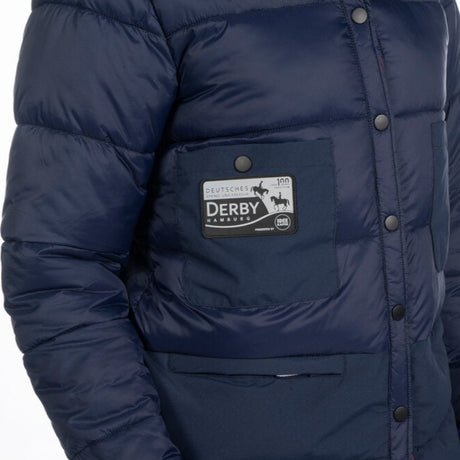 HKM Quilted Unisex Jacket -Derby #colour_deep-blue