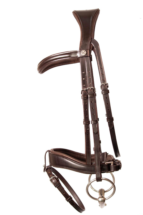 Henry James Dressage Bridle #colour_havana-brown