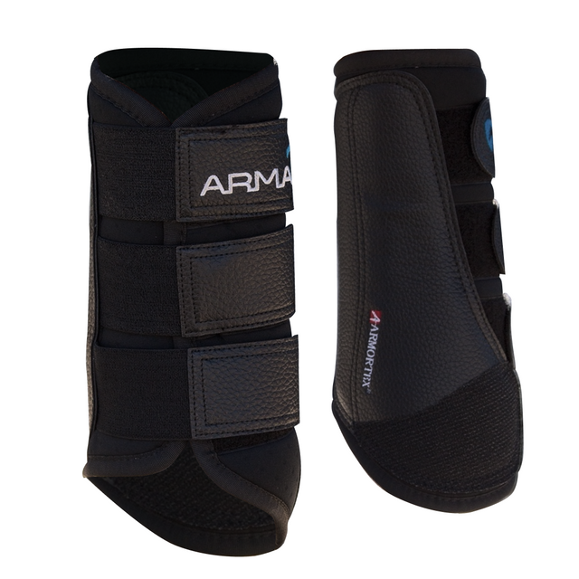 Shires ARMA Brushing Boots #colour_black