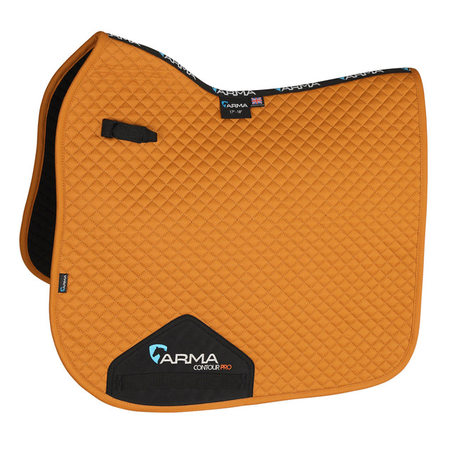 Shires ARMA Dressage Saddlecloth #colour_mustard