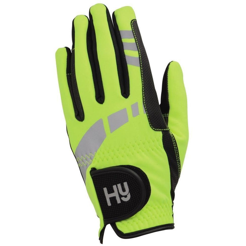 HY5 Extreme reflecterende softshell -handschoenen - volwassen - geel