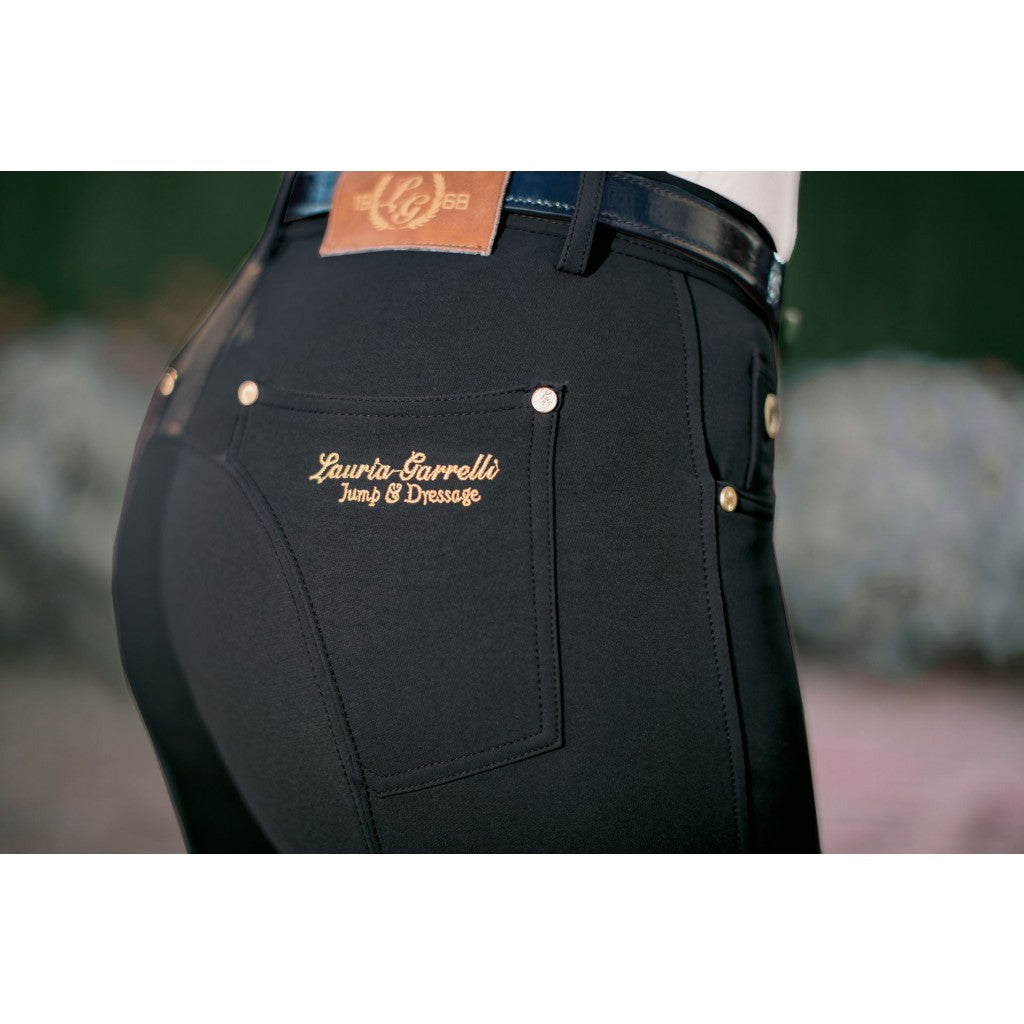 HKM LG Basic Silicone Knee Patch Riding Breeches