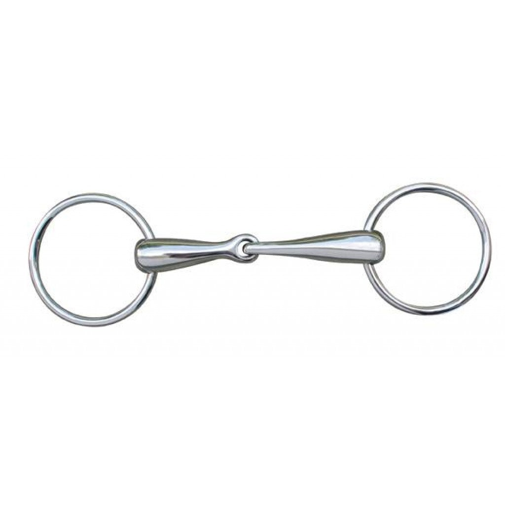 HKM losse ring snaffle 16 mm roestvrij staal