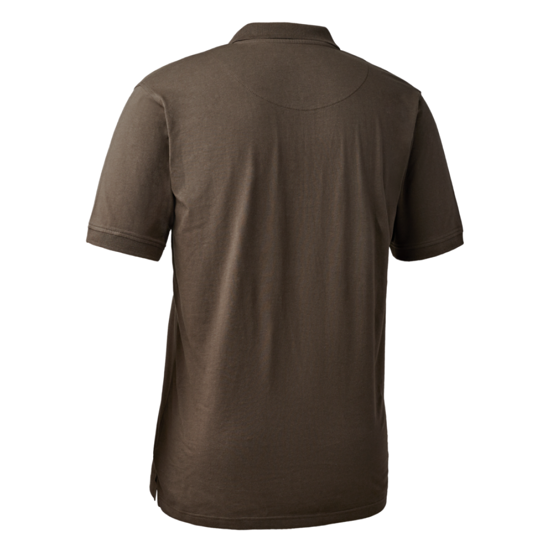 Deerhunter Christian Men's Polo Shirt #colour_brown-leaf